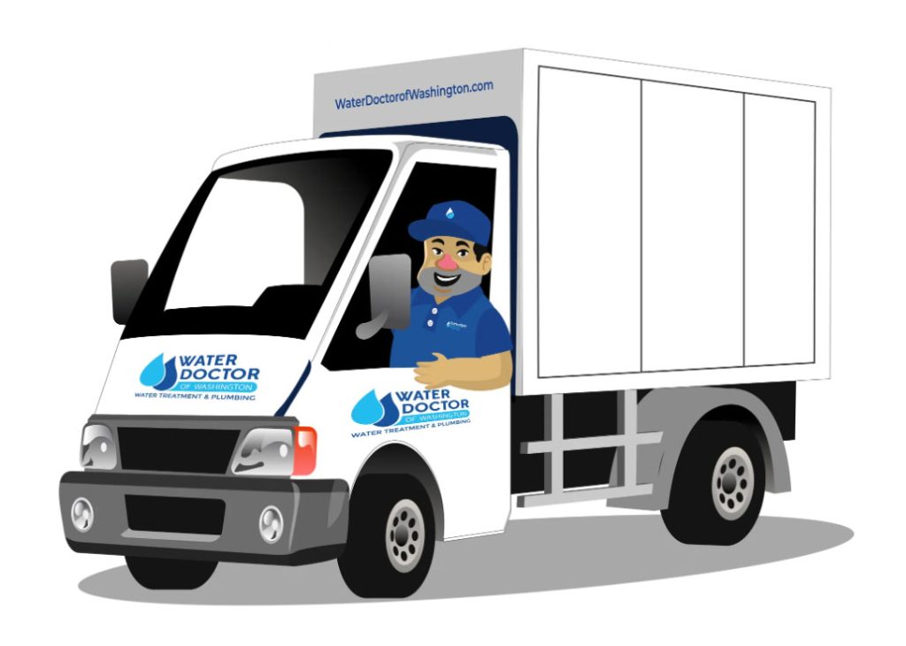 guy in a truck graphic