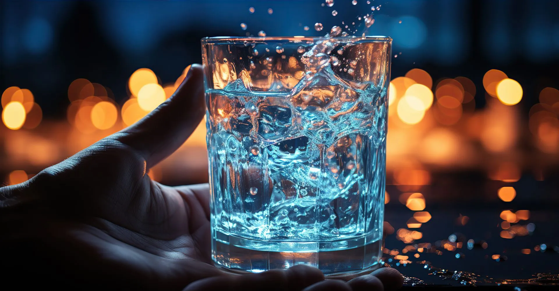 Glass Of Water Being Filled With Water Created With 31691634