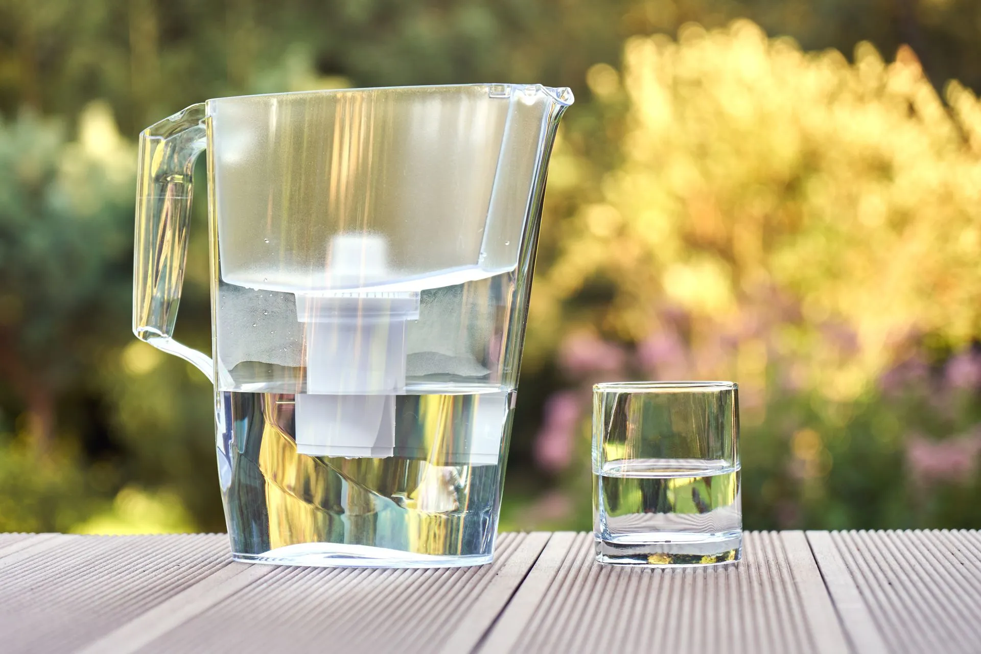 Water Filter Pitcher And A Clean Glass Of A Clear Water 5912466